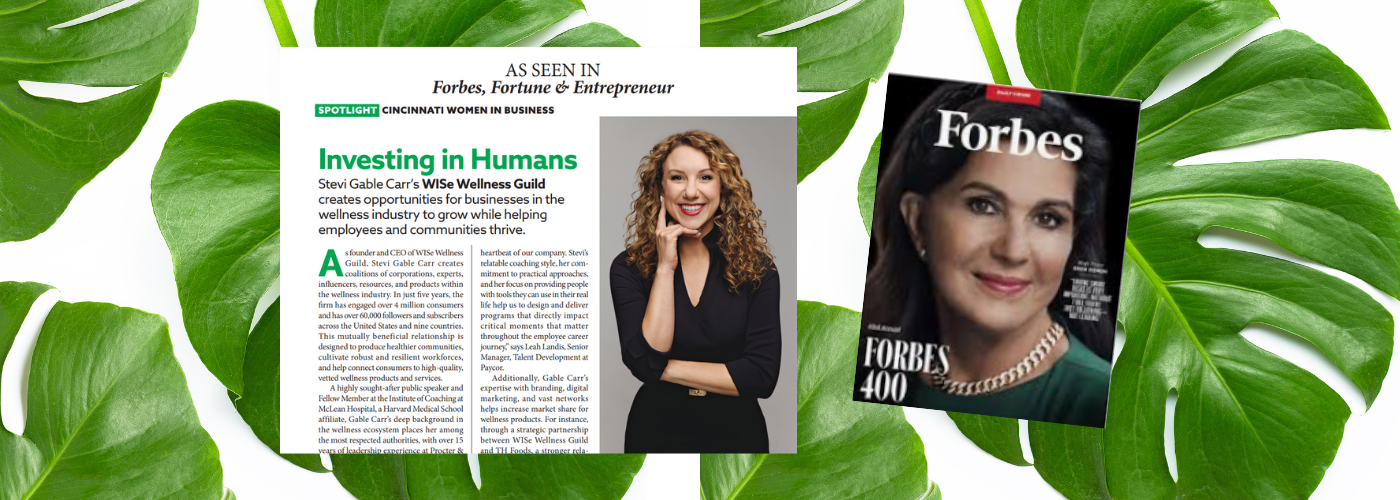 WISe Wellness Guild Featured in Forbes Magazine