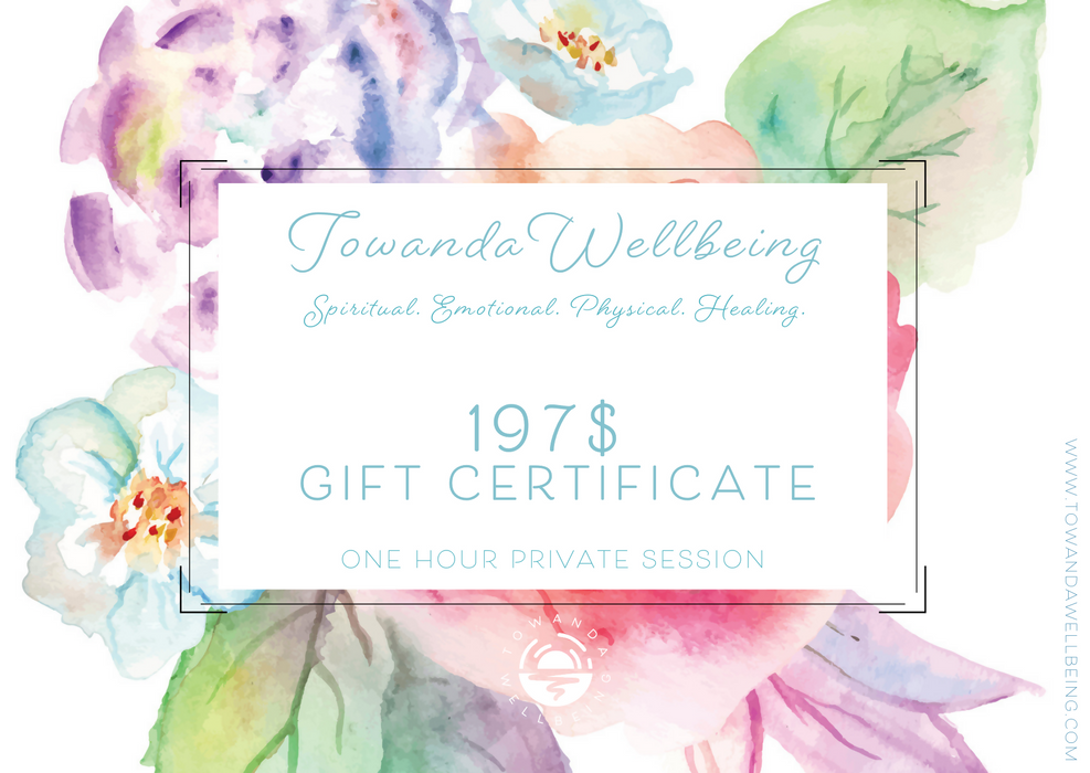 Gift Certificate, Towanda Wellbeing