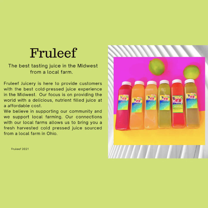 Fruleef Organic Cold Pressed Juice – 2 Day Juice Cleanse